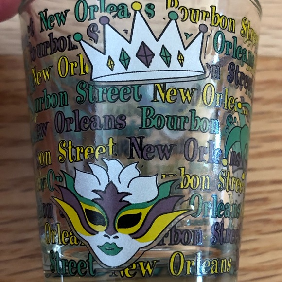 Shot Glass New Orleans Mardi Gras Souvenir - Picture 2 of 4